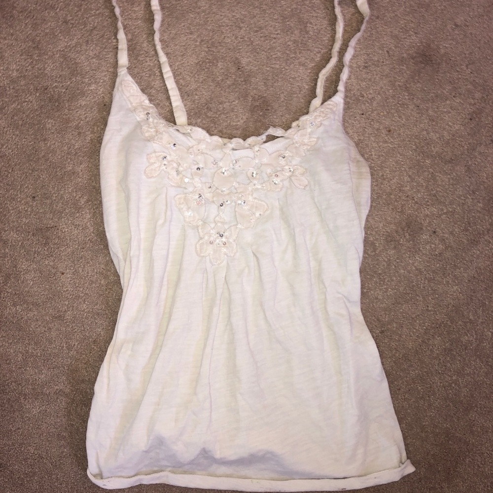 American Eagle white tank top